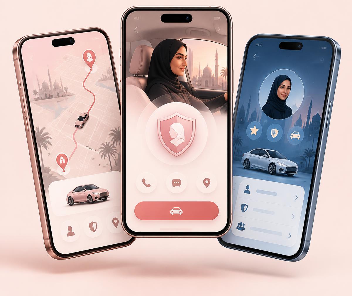 مجموعة شاشات تطبيق جون للسيدات
